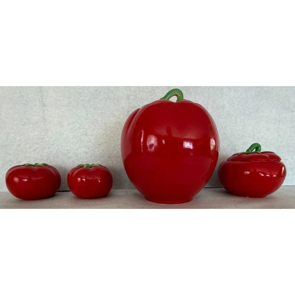 Pantry Parade Tomato Ware Pattern by Stanford Pottery Company